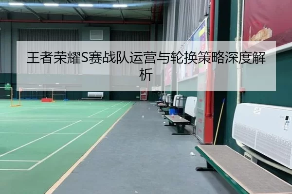 王者荣耀S赛战队运营与轮换策略深度解析